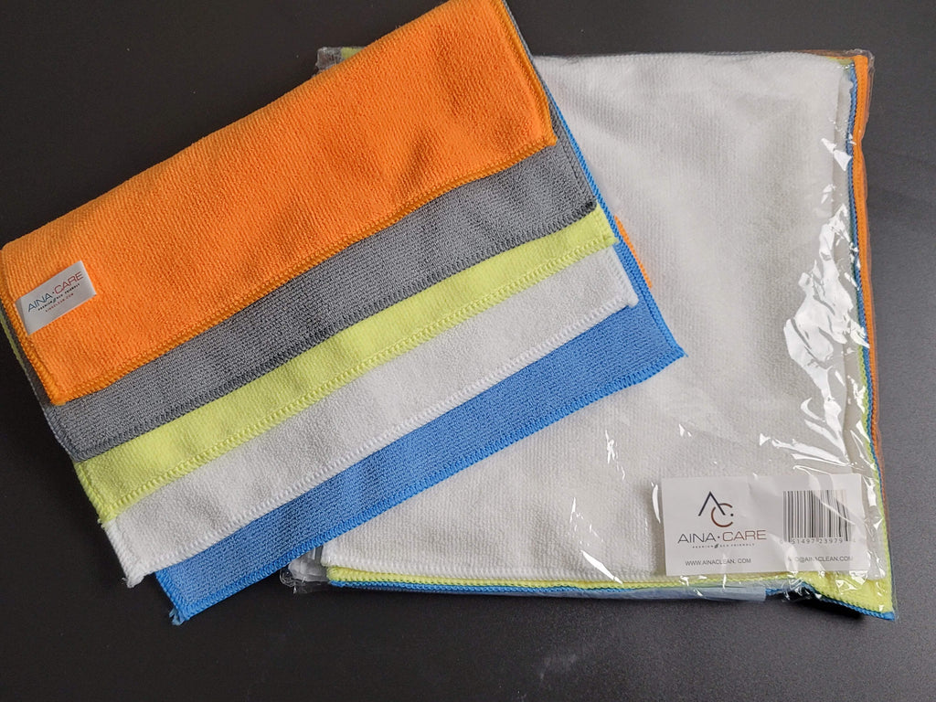 All-Purpose Microfiber Cleaning Cloth Set of 5 [ 2 Packs]