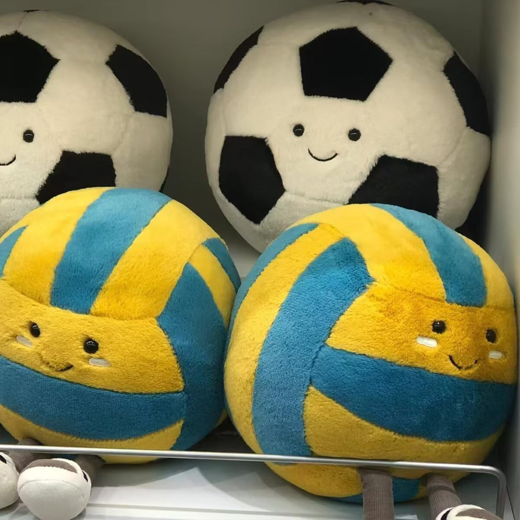 Ultra-Soft Polyester Volleyball Plush Pillow, Fun Gift for Teen Girls and Boys