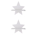 2 Count Display Shelves Door Decor Home Rustic Wall Floating Rack White