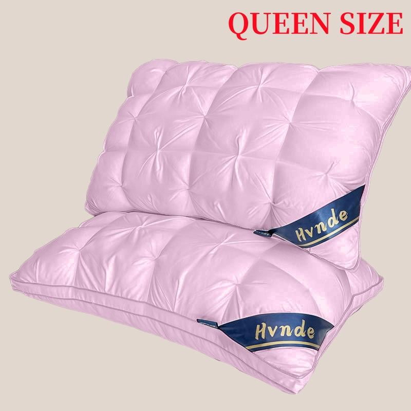 5-star Hotel Luxury Style Pillows, Deep Sleep Neck Support Pillows, Hypoallergenic Polyester Fiber Cover, Super Comfortable for All Seasons,  Back, Stomach or Side Sleepers