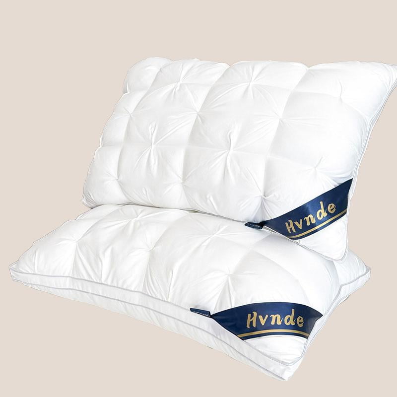 5-star Hotel Luxury Style Pillows, Deep Sleep Neck Support Pillows, Hypoallergenic Polyester Fiber Cover, Super Comfortable for All Seasons,  Back, Stomach or Side Sleepers