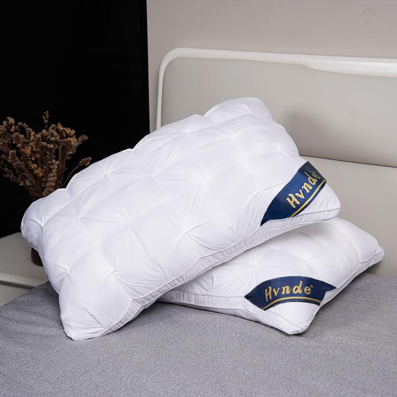 5-star Hotel Luxury Style Pillows, Deep Sleep Neck Support Pillows, Hypoallergenic Polyester Fiber Cover, Super Comfortable for All Seasons,  Back, Stomach or Side Sleepers