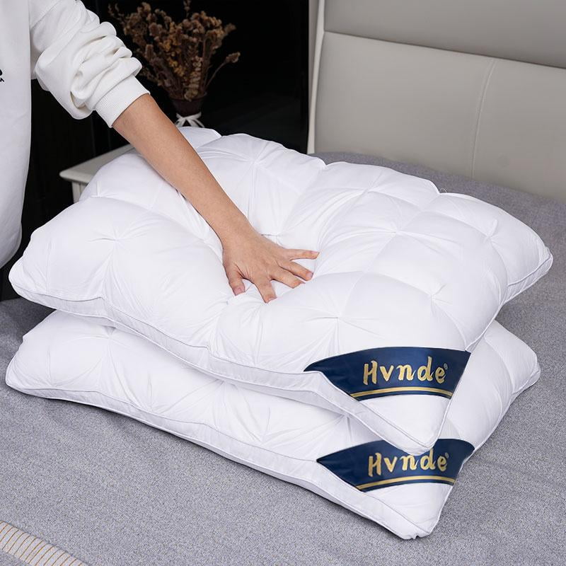 5-star Hotel Luxury Style Pillows, Deep Sleep Neck Support Pillows, Hypoallergenic Polyester Fiber Cover, Super Comfortable for All Seasons,  Back, Stomach or Side Sleepers