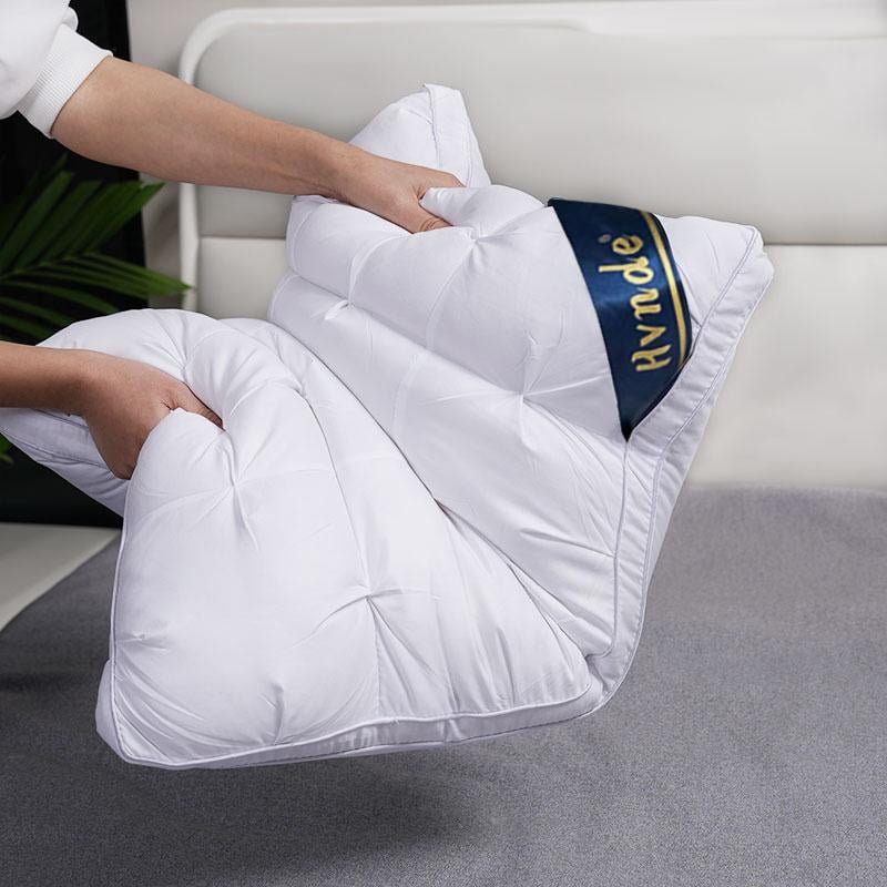 5-star Hotel Luxury Style Pillows, Deep Sleep Neck Support Pillows, Hypoallergenic Polyester Fiber Cover, Super Comfortable for All Seasons,  Back, Stomach or Side Sleepers