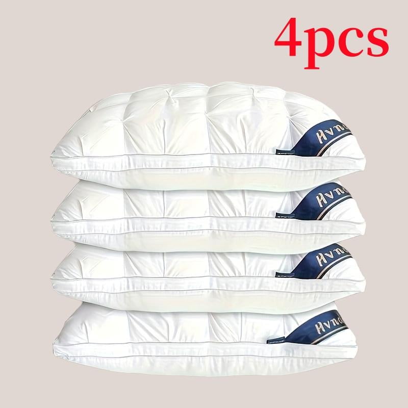 5-star Hotel Luxury Style Pillows, Deep Sleep Neck Support Pillows, Hypoallergenic Polyester Fiber Cover, Super Comfortable for All Seasons,  Back, Stomach or Side Sleepers