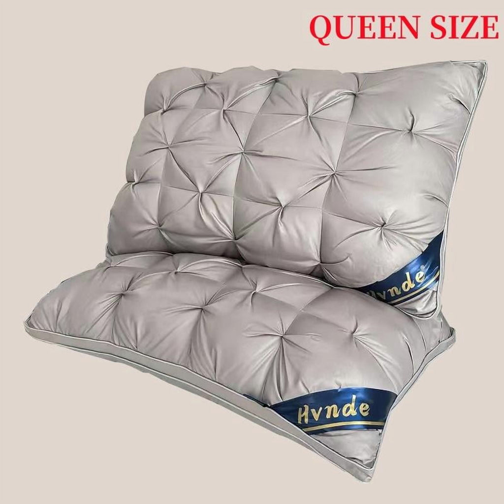 5-star Hotel Luxury Style Pillows, Deep Sleep Neck Support Pillows, Hypoallergenic Polyester Fiber Cover, Super Comfortable for All Seasons,  Back, Stomach or Side Sleepers