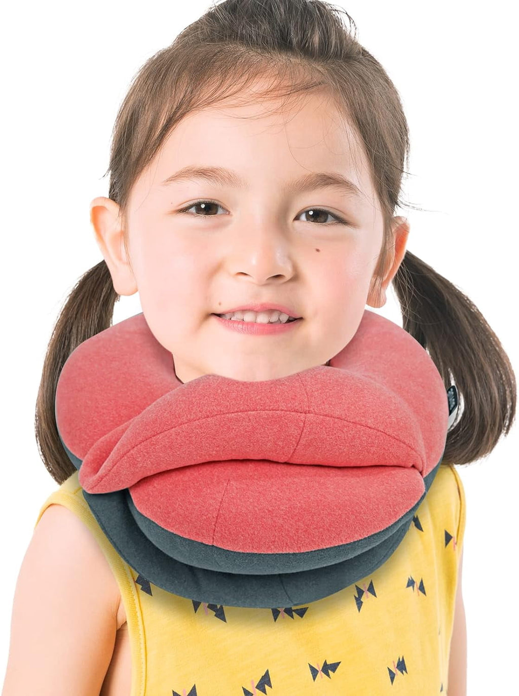 Airplane Travel Neck Pillow With 360° Head Support, Includes Eye Mask Earplugs Carrying Bag, Ideal For Long Flight Sleep