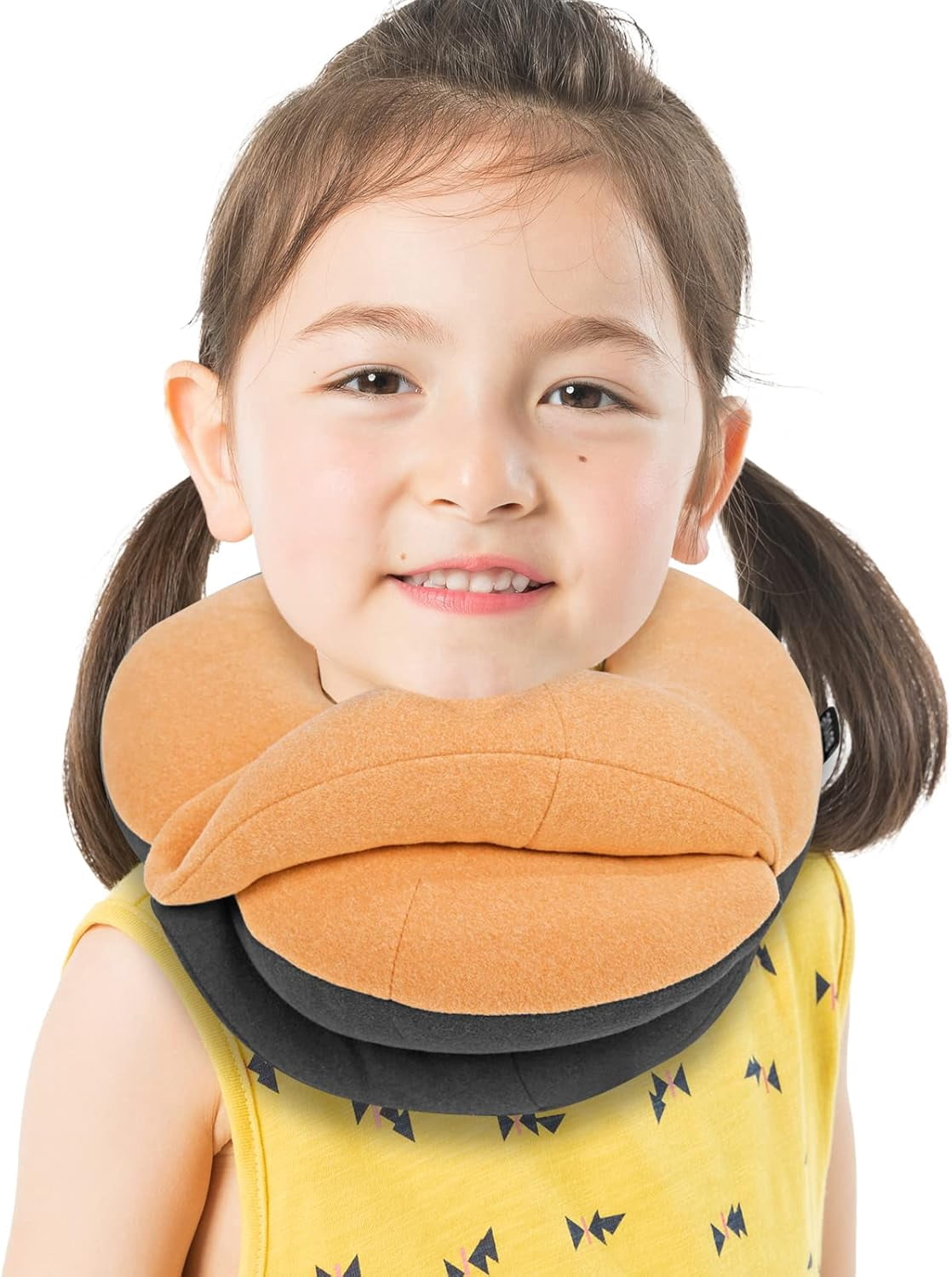 Airplane Travel Neck Pillow With 360° Head Support, Includes Eye Mask Earplugs Carrying Bag, Ideal For Long Flight Sleep