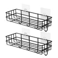 3 Count Rack with Hook Corner Shelf Wall Mounted Storage Shelves Miss Black