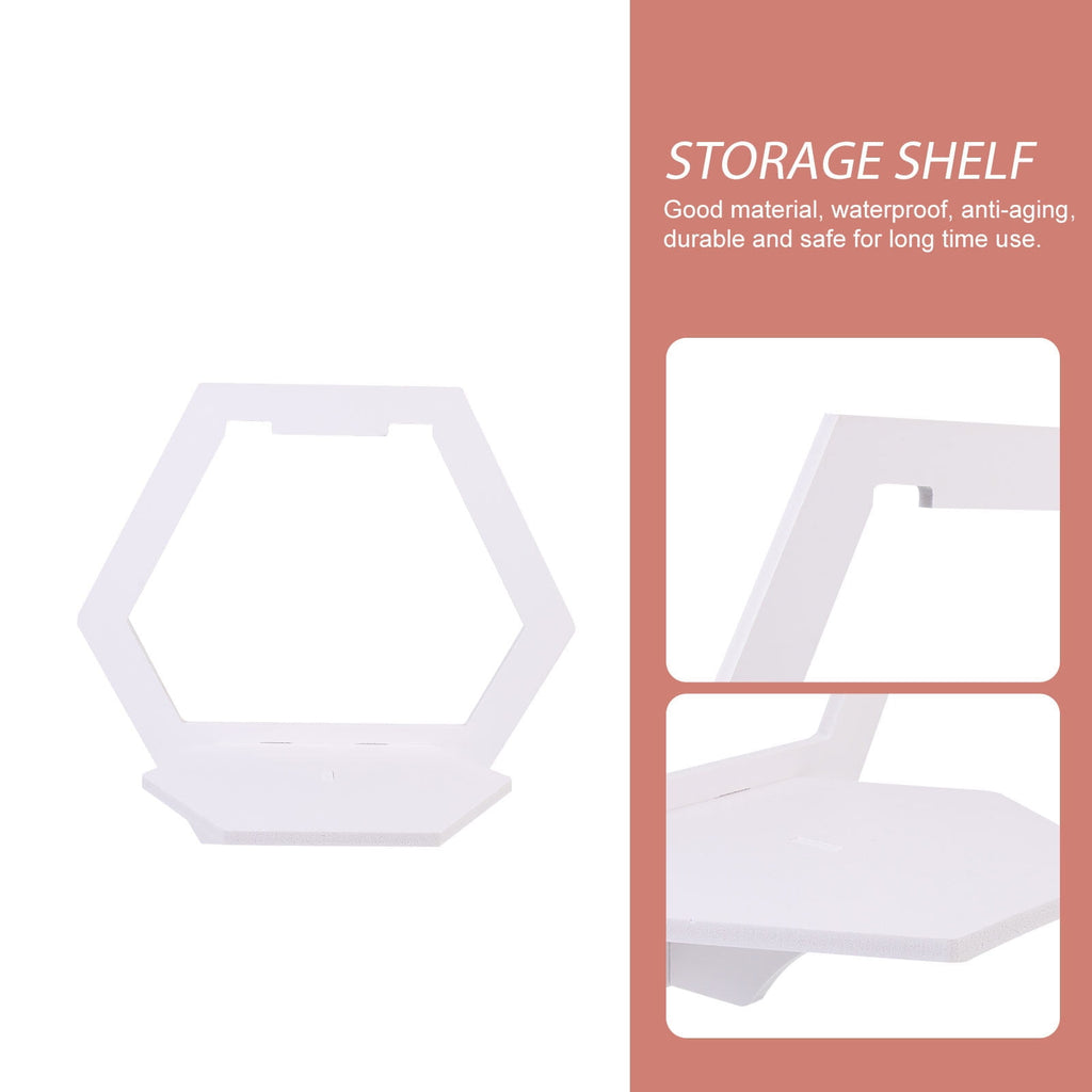 4 PCS Room Wall Shelf Anti-aging Storage Rack Rustic Style