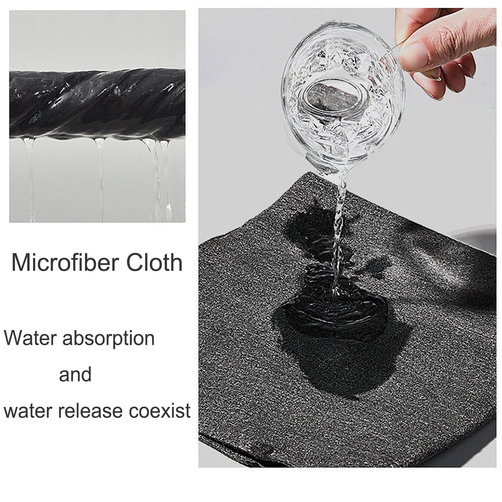 Thickened Magic Cleaning Cloth, Lint Free Cloth,Reusable Microfiber Cleaning Rag for Windows Glass, Windows, Cars, Machine Washable