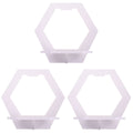 3 PCS Shelves Wall Shelf Entrance Decor Photo Frame Holder