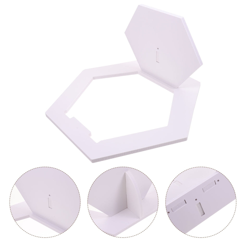3 PCS Shelves Wall Shelf Entrance Decor Photo Frame Holder