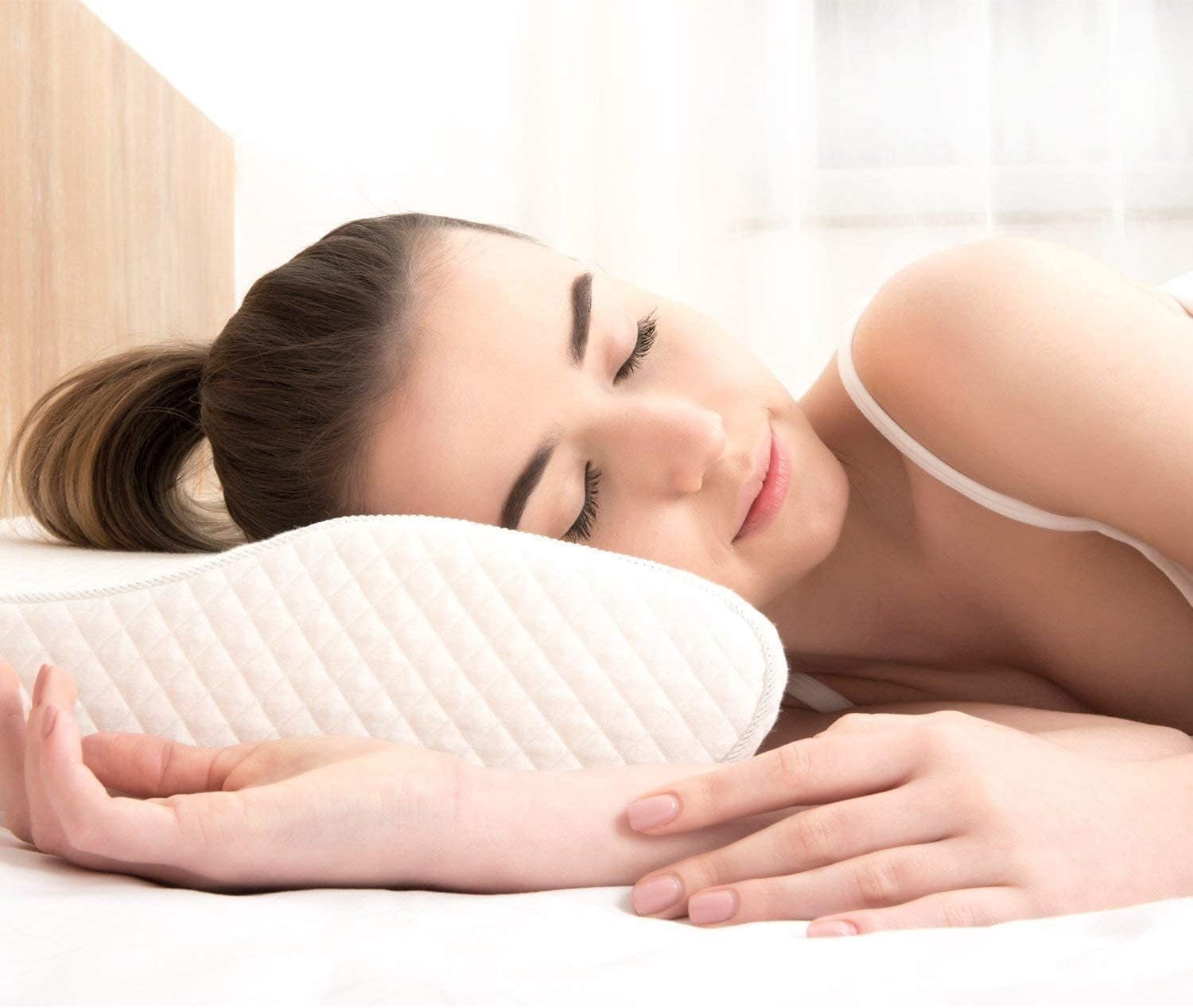 Contour Memory  Pillow  Sleeping Pillows,   Pillow for   - for Side Sleepers,  and  Sleepers, Free Pillowcase Included (Firm &amp; )