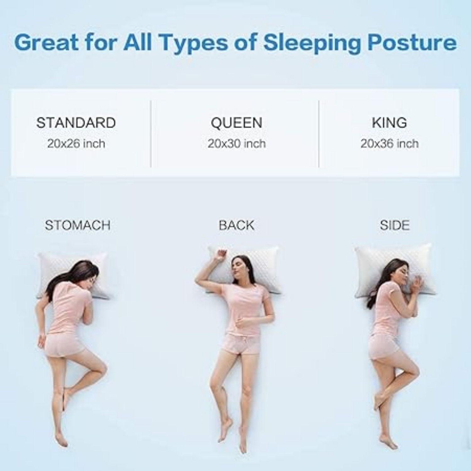 Shredded Memory Foam Pillows for ,Bed Pillows Queen Size Set of 2 Pack Cooling Adjustable,Good for Side and Back S per with Washable Removable Cover