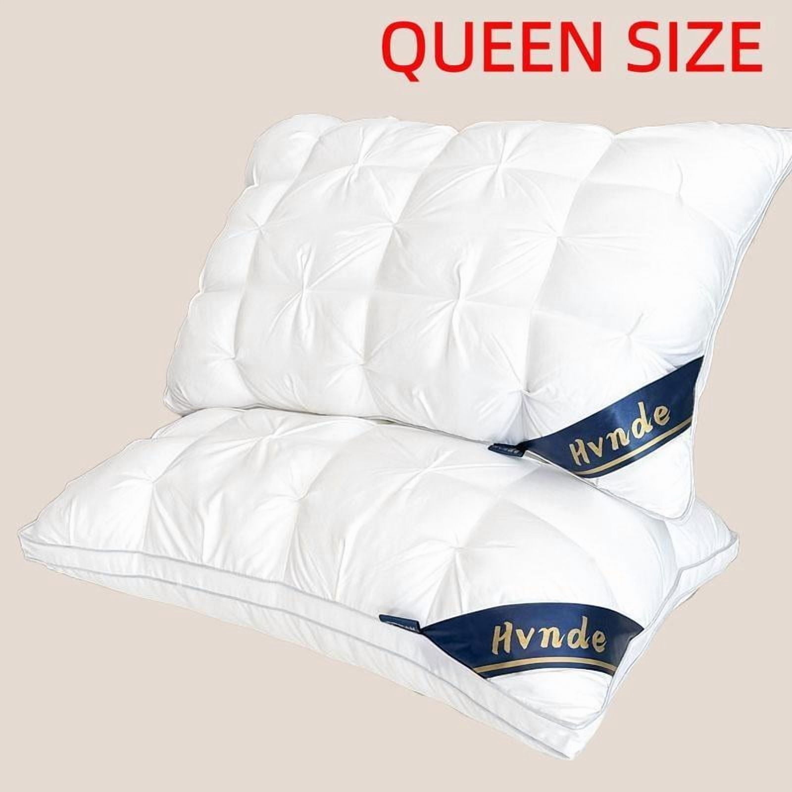 5-star Hotel Luxury Style Pillows, Deep Sleep Neck Support Pillows, Hypoallergenic Polyester Fiber Cover, Super Comfortable for All Seasons,  Back, Stomach or Side Sleepers