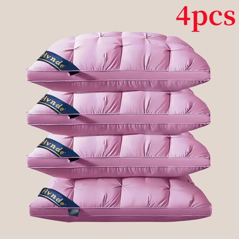 5-star Hotel Luxury Style Pillows, Deep Sleep Neck Support Pillows, Hypoallergenic Polyester Fiber Cover, Super Comfortable for All Seasons,  Back, Stomach or Side Sleepers