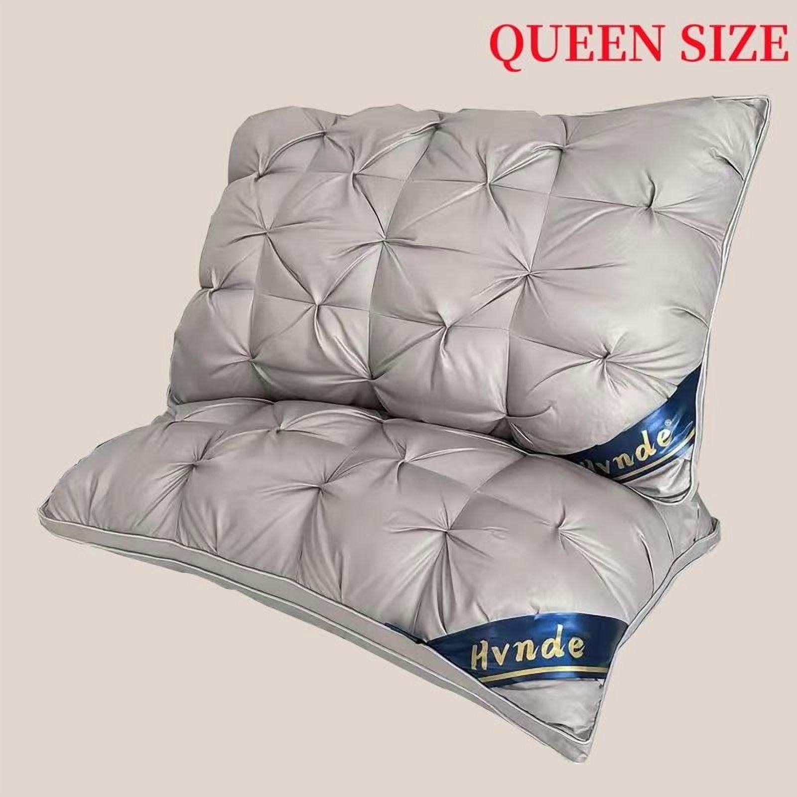 5-star Hotel Luxury Style Pillows, Deep Sleep Neck Support Pillows, Hypoallergenic Polyester Fiber Cover, Super Comfortable for All Seasons,  Back, Stomach or Side Sleepers